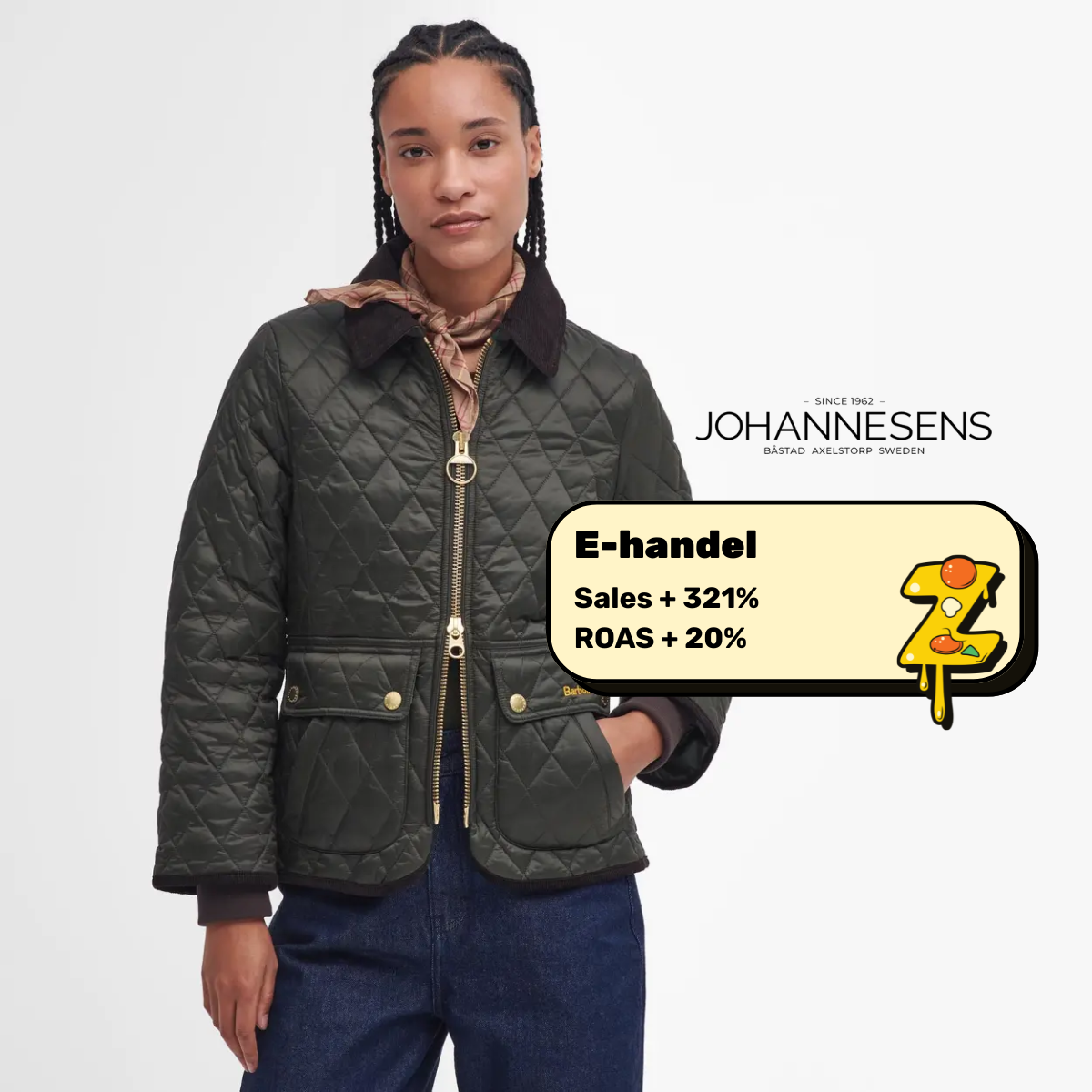 +321% försäljning för modehuset Johannesens, Utan rea-hets