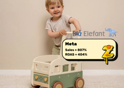 Att hitta presentköparen: Meta-succé för Blå Elefant